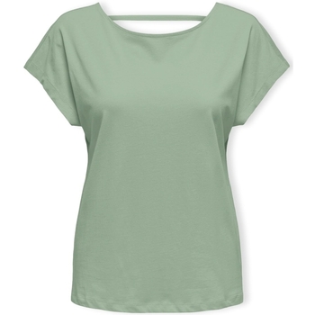 Kleidung Damen Tops / Blusen Only Top May Life S/S - Subtle Green Grün