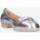 Schuhe Damen Ballerinas NeroGiardini E410000D-115 Silbern