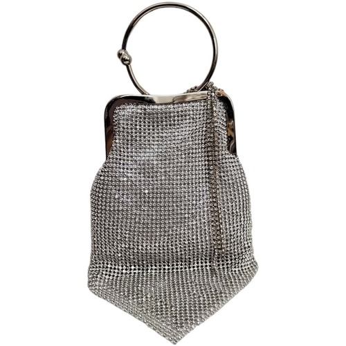 Taschen Damen Schultertaschen Menbur 85687-argento Silbern