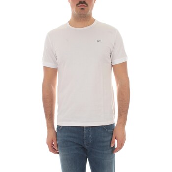Kleidung Herren T-Shirts Sun68 T34129 Weiss