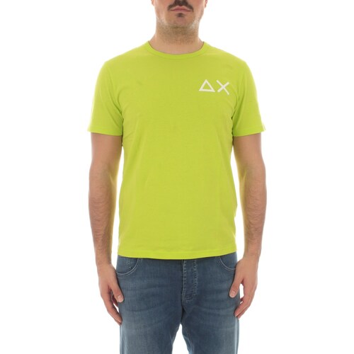 Kleidung Herren T-Shirts Sun68 T34105 Grün