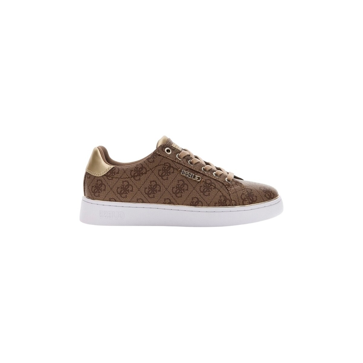 Schuhe Damen Sneaker Guess BECKIE Beige