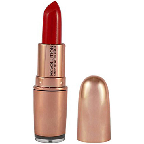 Beauty Damen Lippenstift Makeup Revolution Roségoldener Lippenstift - Red Carpet Rot