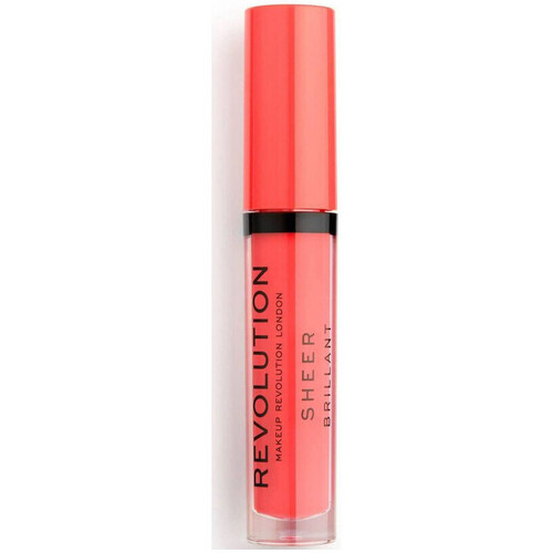 Beauty Damen Gloss Makeup Revolution Transparenter Glanz Lipgloss - 130 Decadence Orange
