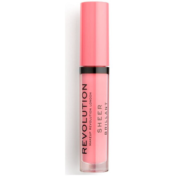Makeup Revolution Transparenter Glanz Lipgloss Rosa