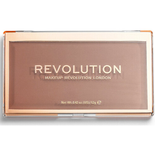 Beauty Damen Blush & Puder Makeup Revolution Matte Kompakt Puder Basis - P10 Braun