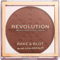 Beauty Damen Blush & Puder Makeup Revolution Back- und Finish-Puder Bake & Blot Braun