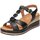 Schuhe Damen Sandalen / Sandaletten Mephisto Sandaletten SELINE SILK 7800 BLACK Schwarz