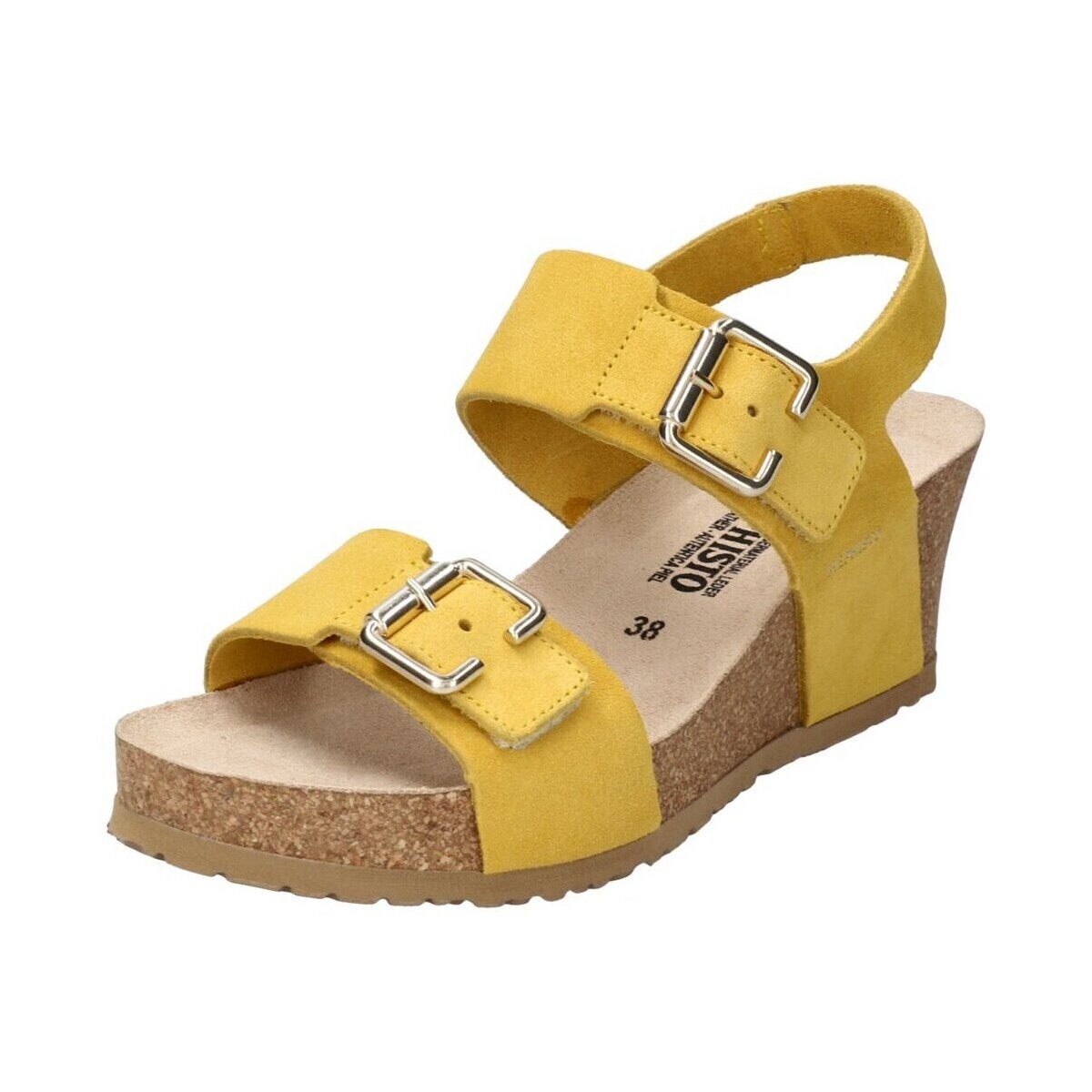 Schuhe Damen Sandalen / Sandaletten Mephisto Sandaletten LISSANDRA SANDVEL 62889 YELLOW Gelb