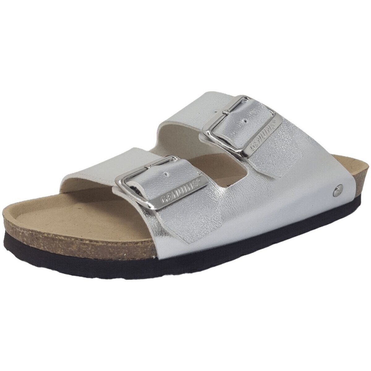 Schuhe Damen Sandalen / Sandaletten Genuins Must-Haves MALLORCA H2O WHITE G105672 SILVER Silbern
