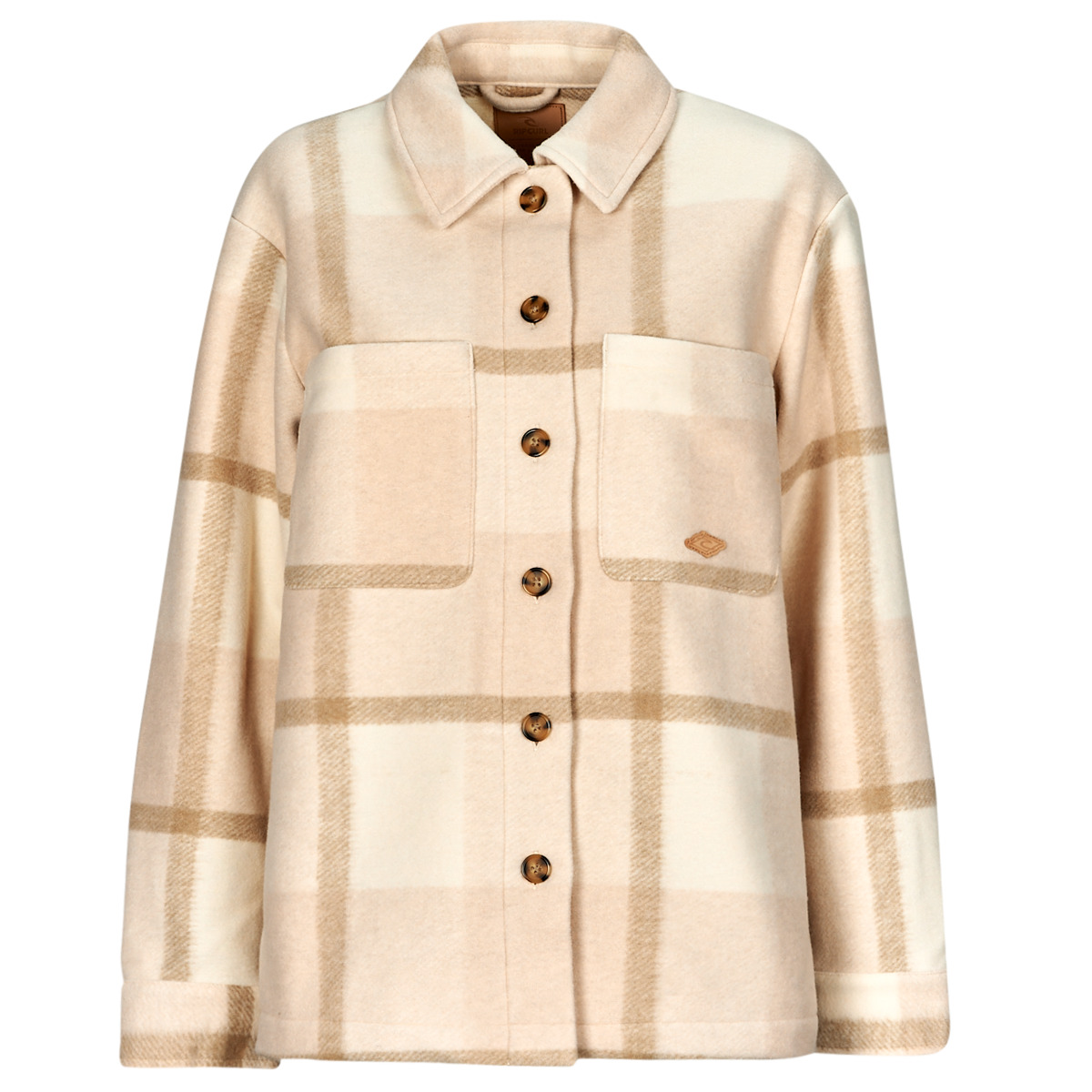 Kleidung Damen Überhemden Rip Curl SOLEIL CHECK SCHACKET Beige