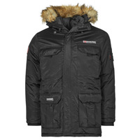 Kleidung Herren Parkas Geographical Norway BATTLEGIANT Schwarz