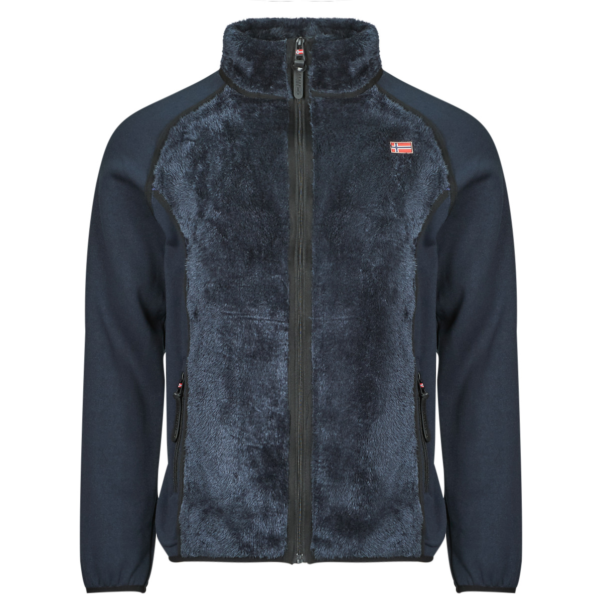 Kleidung Herren Fleecepullover Geographical Norway TITANOZ Marine