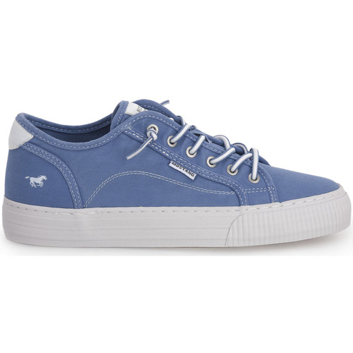 Schuhe Damen Sneaker Mustang BLUE Blau