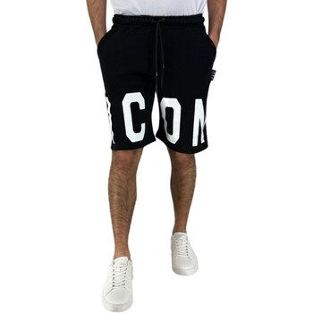 Kleidung Herren Shorts / Bermudas Icon IU8010B Schwarz