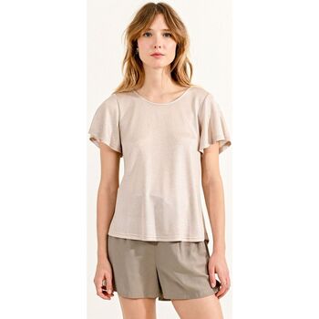Molly Bracken  T-Shirts & Poloshirts P1677CE-BEIGE günstig online kaufen