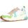 Schuhe Damen Sneaker W6yz SARAH 2018294-01 2F50-LIME/CIPRIA/CAPRI Weiss