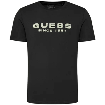 Kleidung Herren T-Shirts Guess Since 1981 Schwarz