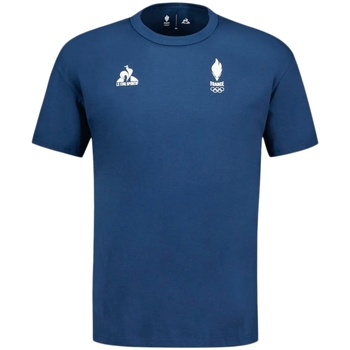 Kleidung Herren T-Shirts Le Coq Sportif Olympique Paris Blau