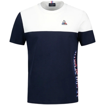 Kleidung Herren T-Shirts Le Coq Sportif Tricolore Blau