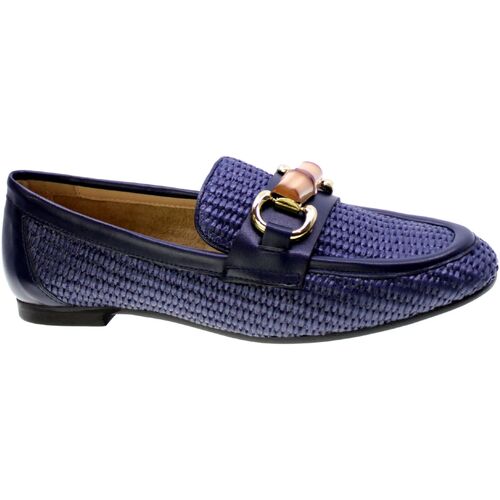 Schuhe Damen Slipper Nacree 144017 Blau