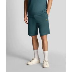 Kleidung Herren Shorts / Bermudas Lyle & Scott ML414VOG SWEAT SHORT-W746 MALACHITE GREEN Grün