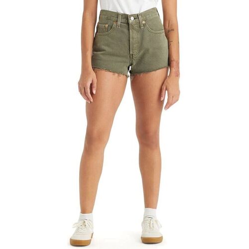 Kleidung Damen Shorts / Bermudas Levi's 56327 0396-GREEN Grün