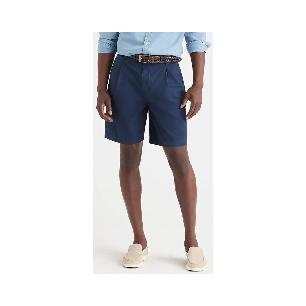 Kleidung Herren Shorts / Bermudas Dockers A7546 0001 OROGINAL PLEATED-0001 NAVY Blau