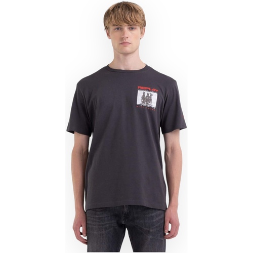 Kleidung Herren T-Shirts & Poloshirts Replay M676600022662 998 Grau