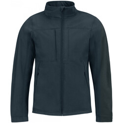 Kleidung Herren Windjacken B&c Veste imperméable à capuche Blau