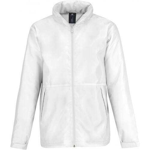 Kleidung Herren Windjacken B&c Veste imperméable  Multi-Active Weiss