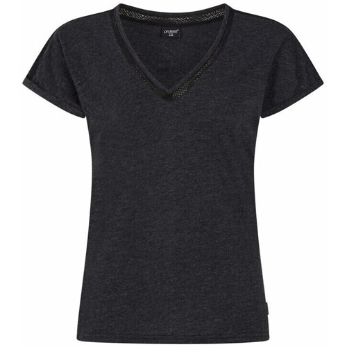 Kleidung Damen T-Shirts Protest T-shirt femme  Prtmondays Schwarz