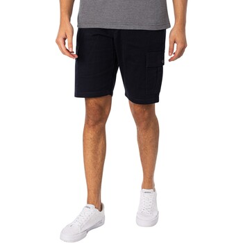 Kleidung Herren Shorts / Bermudas Farah Crane-Cargo-Shorts Blau