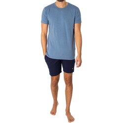 Kleidung Herren Pyjamas/ Nachthemden Lyle & Scott Charlie Pyjama-Shorts-Set Blau