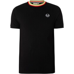 Kleidung Herren T-Shirts Sergio Tacchini Rainer T-Shirt Schwarz