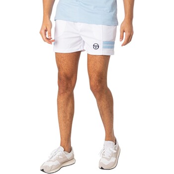 Kleidung Herren Shorts / Bermudas Sergio Tacchini Supermac Tennisshorts Weiss