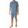 Kleidung Herren Pyjamas/ Nachthemden Tommy Hilfiger Lounge-Sweatshorts mit seitlichen Streifen Blau