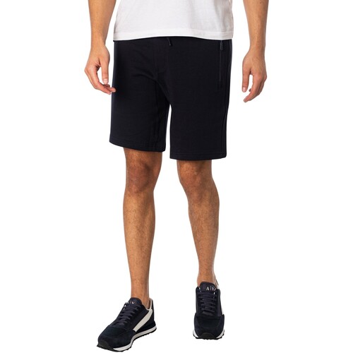 Kleidung Herren Shorts / Bermudas EAX Bermuda-Sweat-Shorts Blau