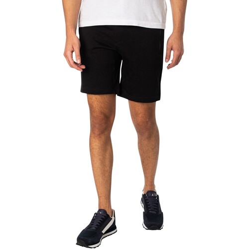 Kleidung Herren Shorts / Bermudas EAX Bermuda-Sweat-Shorts Schwarz