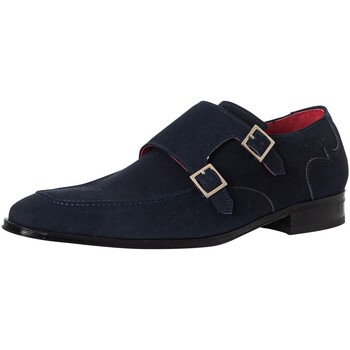 Schuhe Herren Derby-Schuhe Jeffery-West Monk-Schuhe aus Wildleder Blau
