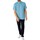 Kleidung Herren Kurzärmelige Hemden Tommy Hilfiger Kurzarmhemd aus Pigment-Syed-Leinen Blau