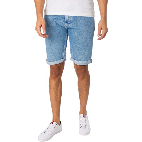 Kleidung Herren Shorts / Bermudas Tommy Jeans Ronnie Jeansshorts Blau