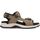 Schuhe Herren Sportliche Sandalen Rieker Wanderschuhe Braun