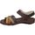 Schuhe Damen Sandalen / Sandaletten Walk & Fly 3861-43170 Braun