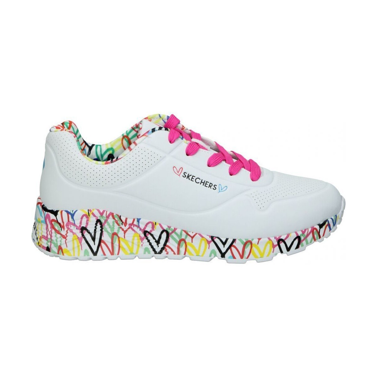 Schuhe Kinder Sneaker Skechers 314976L-WMLT Weiss