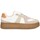 Schuhe Damen Sneaker Ideal Shoes 75238 Weiss