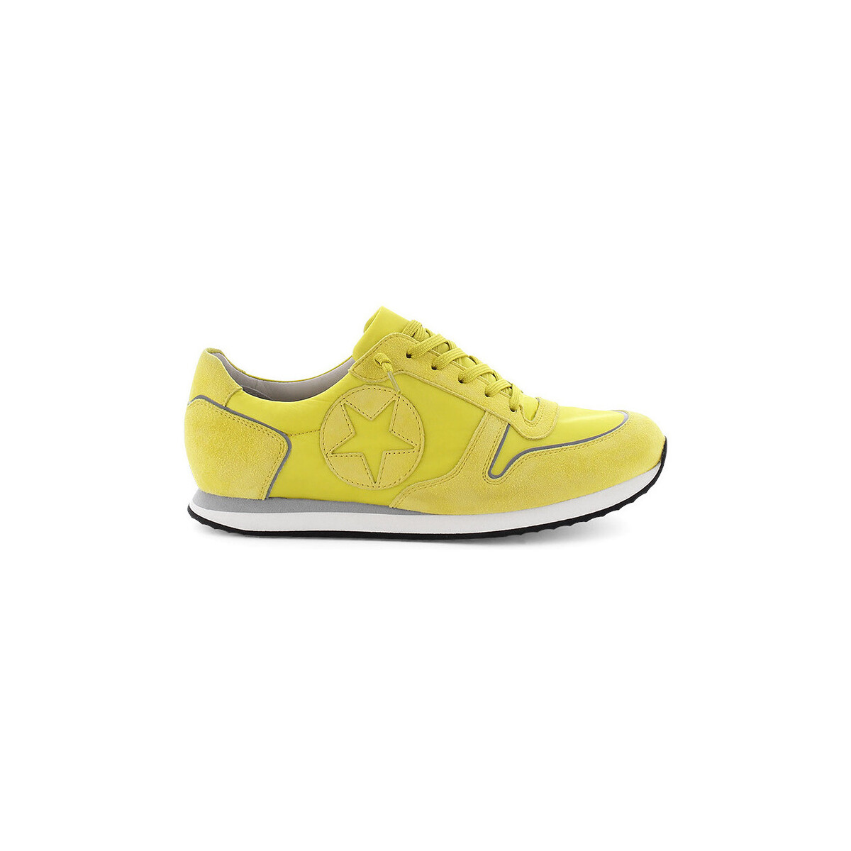 Schuhe Damen Sneaker Low Kennel + Schmenger TRAINER Gelb