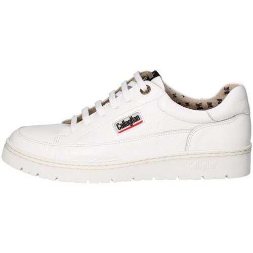 Schuhe Herren Sneaker Low CallagHan 55210 Weiss