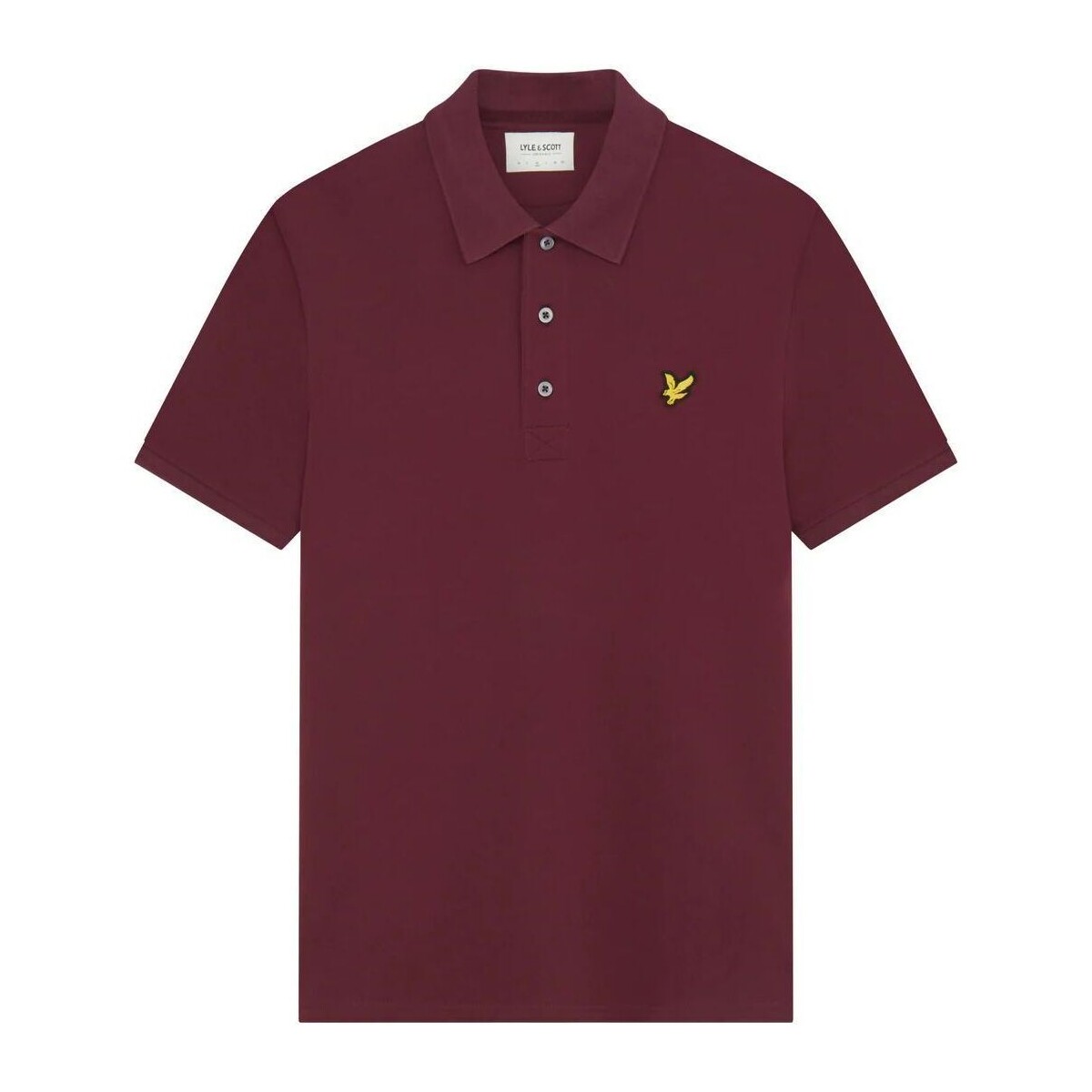Kleidung Herren T-Shirts & Poloshirts Lyle & Scott SP400VOGX PLAIN SHIRT-Z562 BURGUNDY Rot