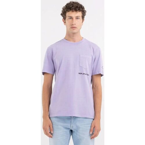 Kleidung Herren T-Shirts & Poloshirts Replay M6815.22662G-627 Violett